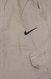 VINTAGE REWORK CARGO CAPRI SHORTS W32