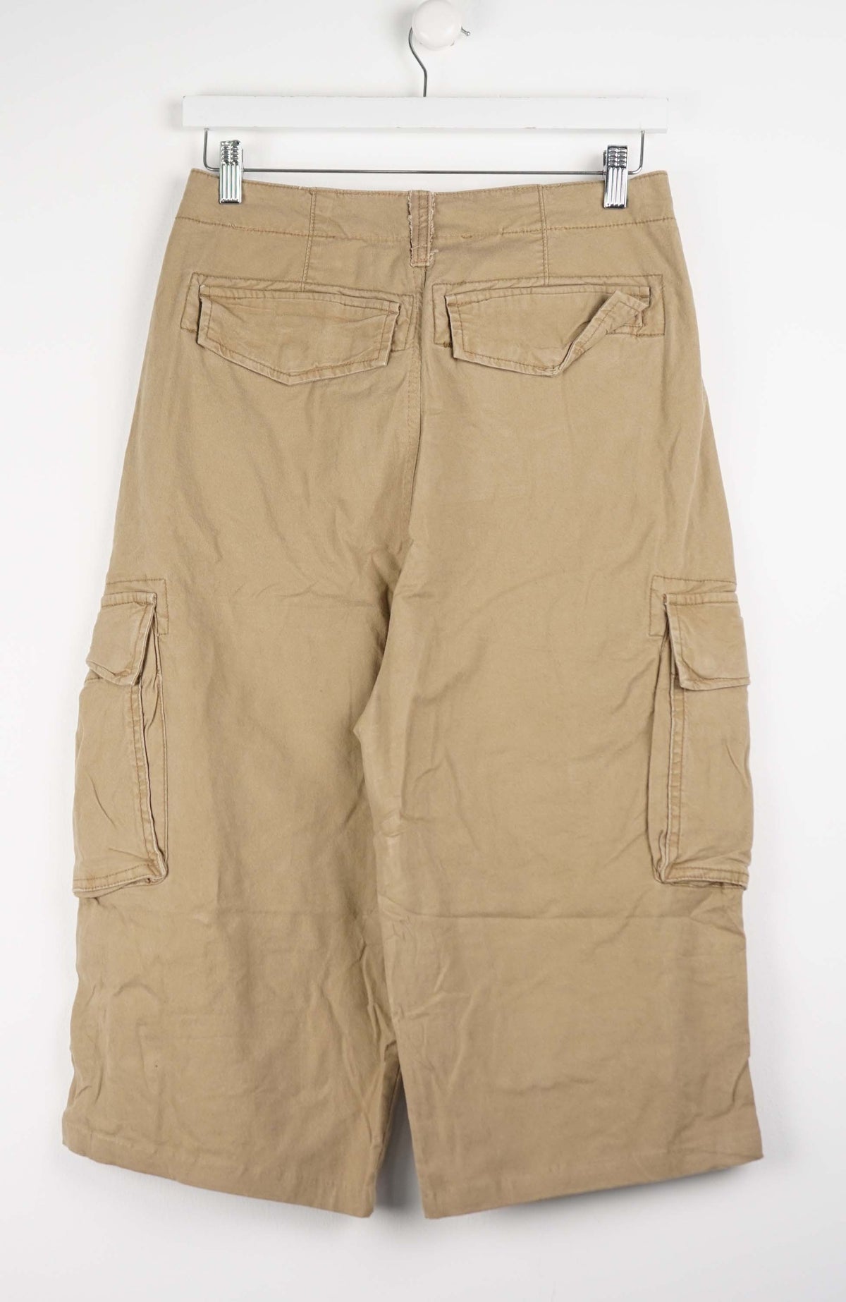 VINTAGE REWORK CARGO CAPRI SHORTS W30