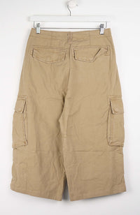 VINTAGE REWORK CARGO CAPRI SHORTS W30