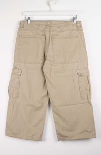 VINTAGE REWORK CARGO CAPRI SHORTS W33