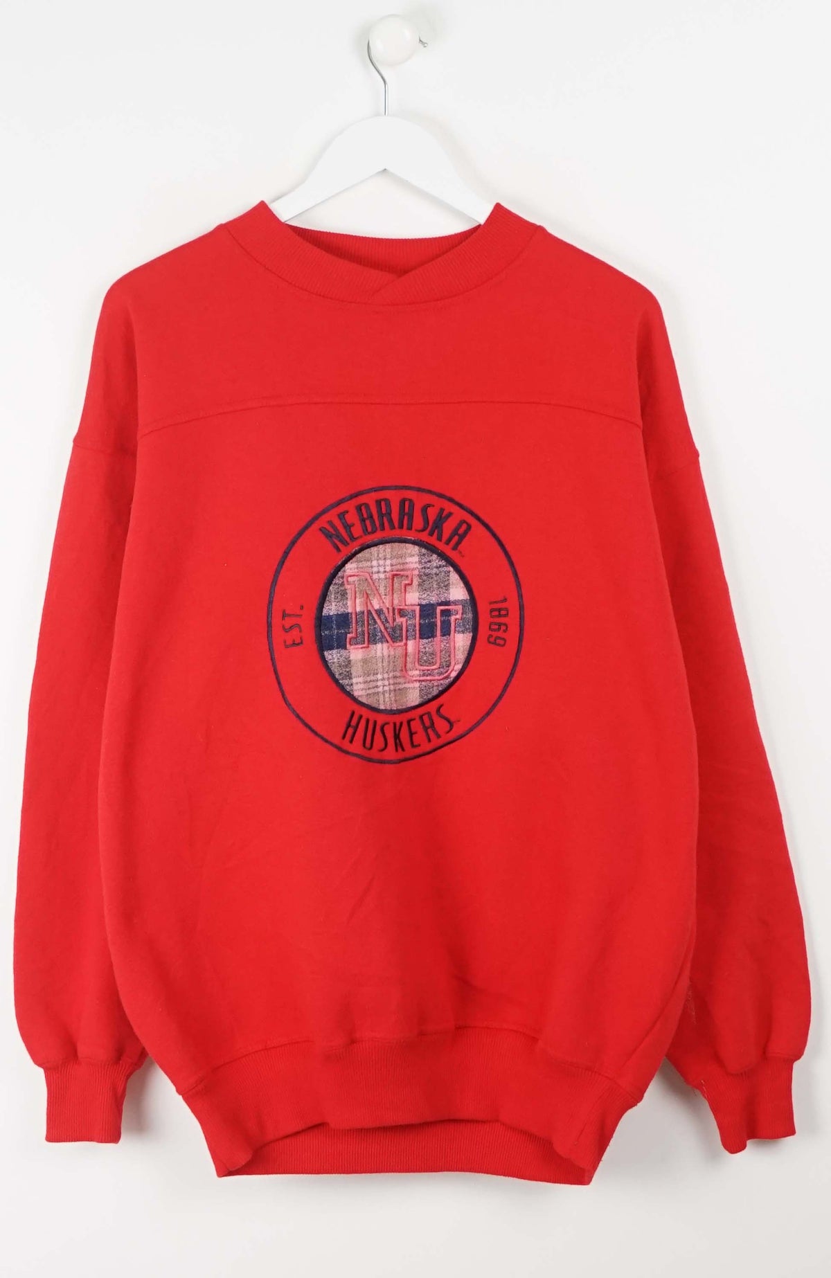 VINTAGE NEBRASKA HUSKERS COLLEGE SWEATER (XL) 
