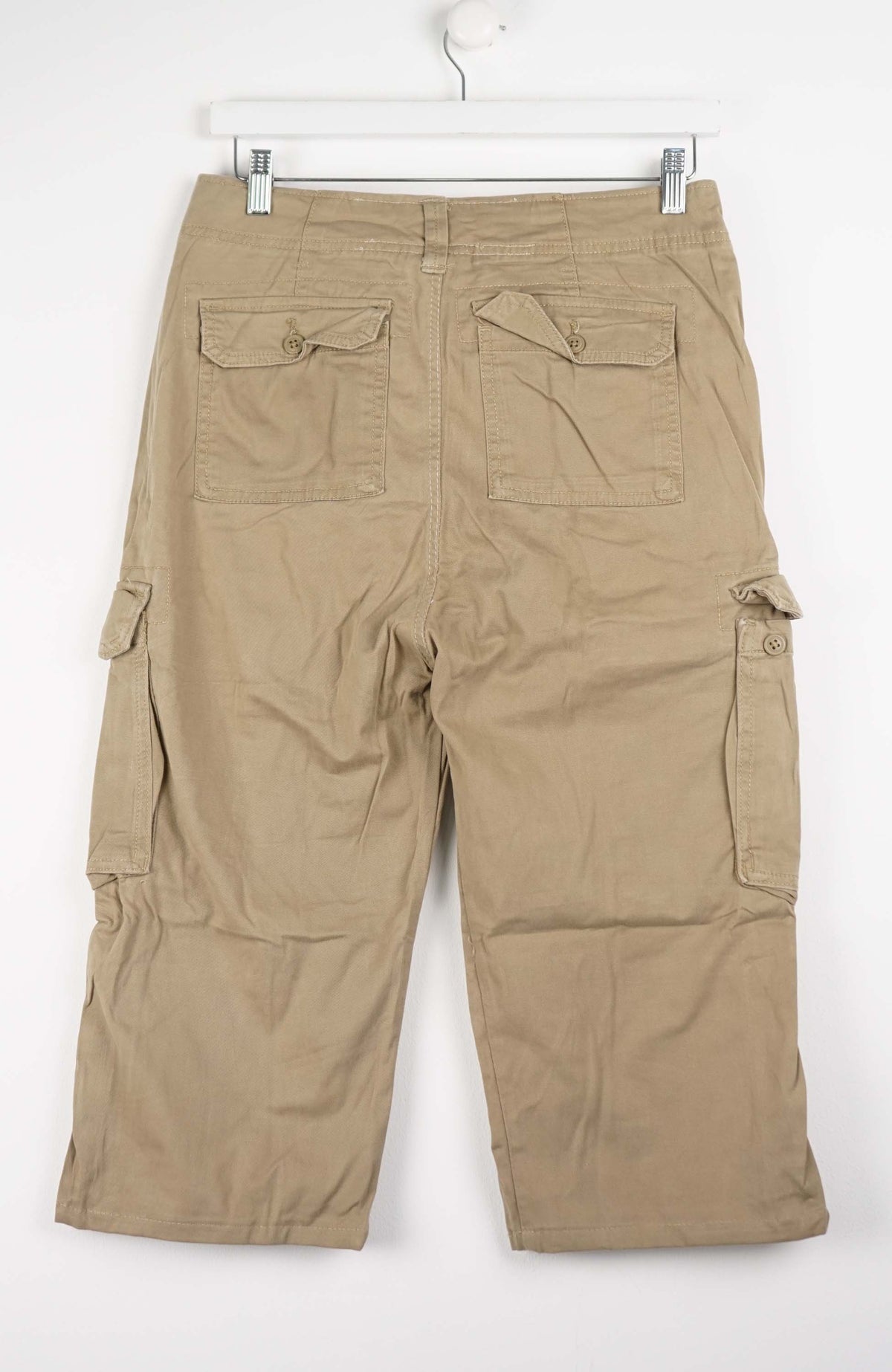 VINTAGE REWORK CARGO CAPRI SHORTS W32