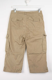 VINTAGE REWORK CARGO CAPRI SHORTS W32