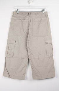 VINTAGE REWORK CARGO CAPRI SHORTS W33