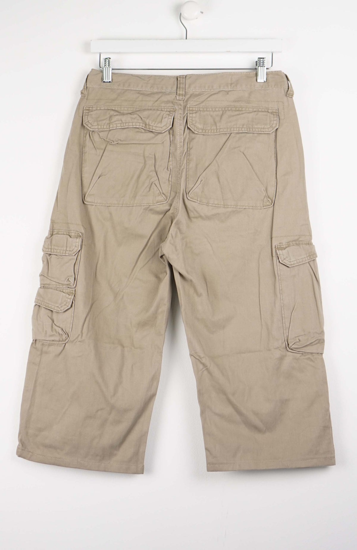 VINTAGE REWORK CARGO CAPRI SHORTS W32