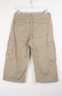 VINTAGE REWORK CARGO CAPRI SHORTS W32