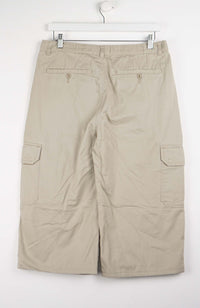 VINTAGE REWORK CARGO CAPRI SHORTS W34