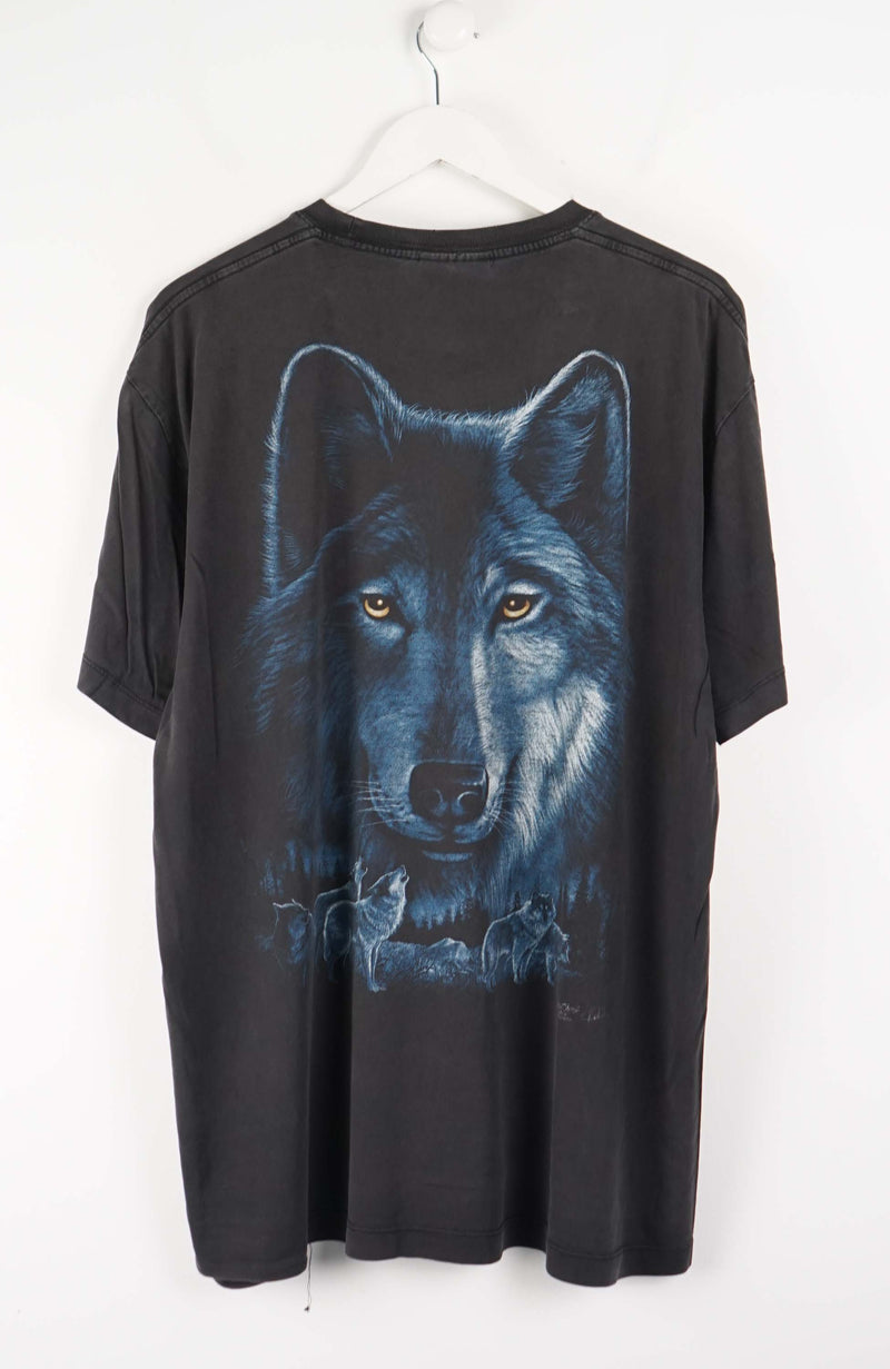 VINTAGE MIDNIGHT WOLF T-SHIRT (XL)
