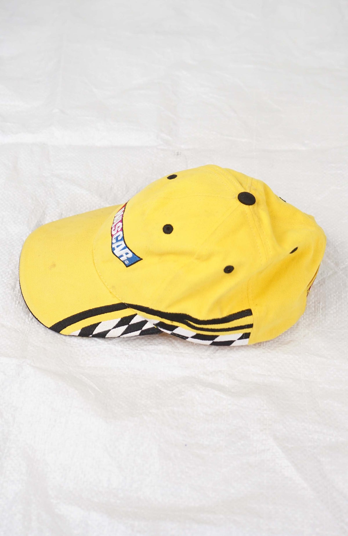 VINTAGE NASCAR CHECKERED FLAG HAT