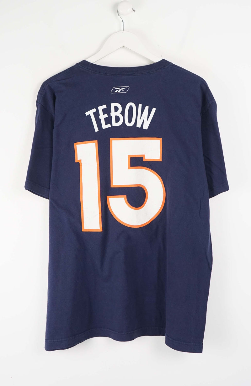 VINTAGE REEBOK DENVER BRONCOS TEBOW T-SHIRT (XL)
