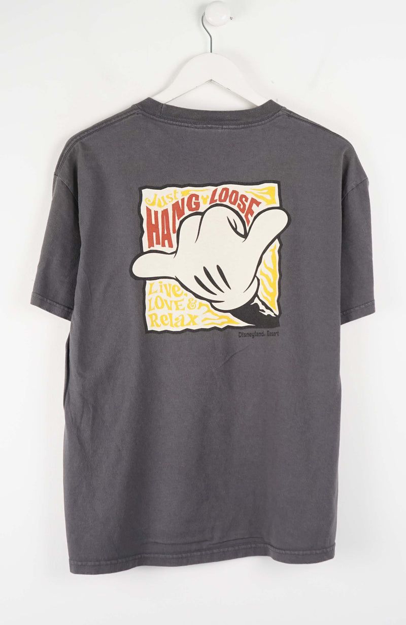 VINTAGE DISNEY HANG LOOSE LIVE LOVE RELAX T-SHIRT (M)