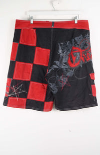 VINTAGE QUIKSILVER BOARD SHORTS W38