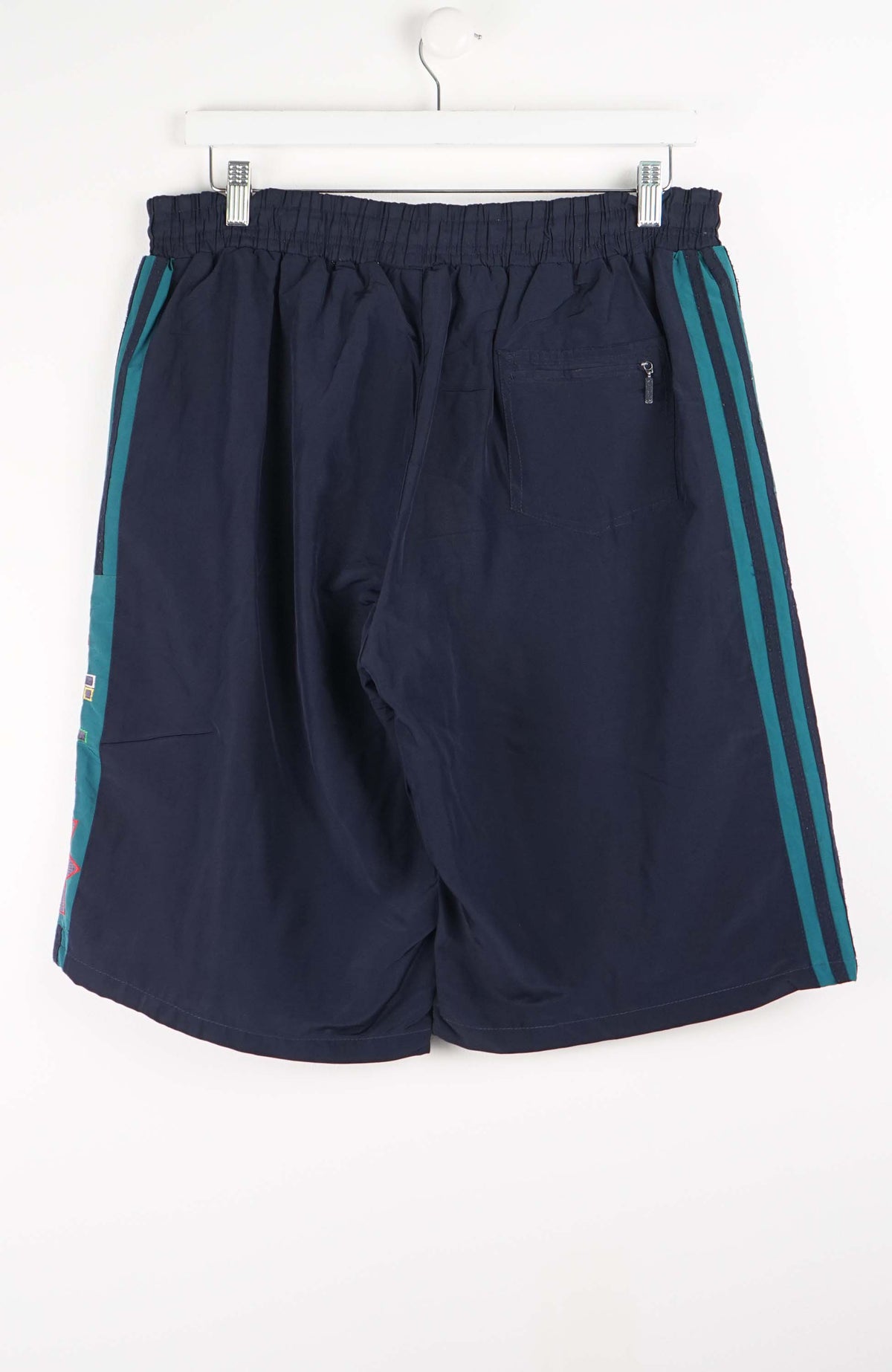 VINTAGE ADIDAS TRACK PANT SHORTS (L)