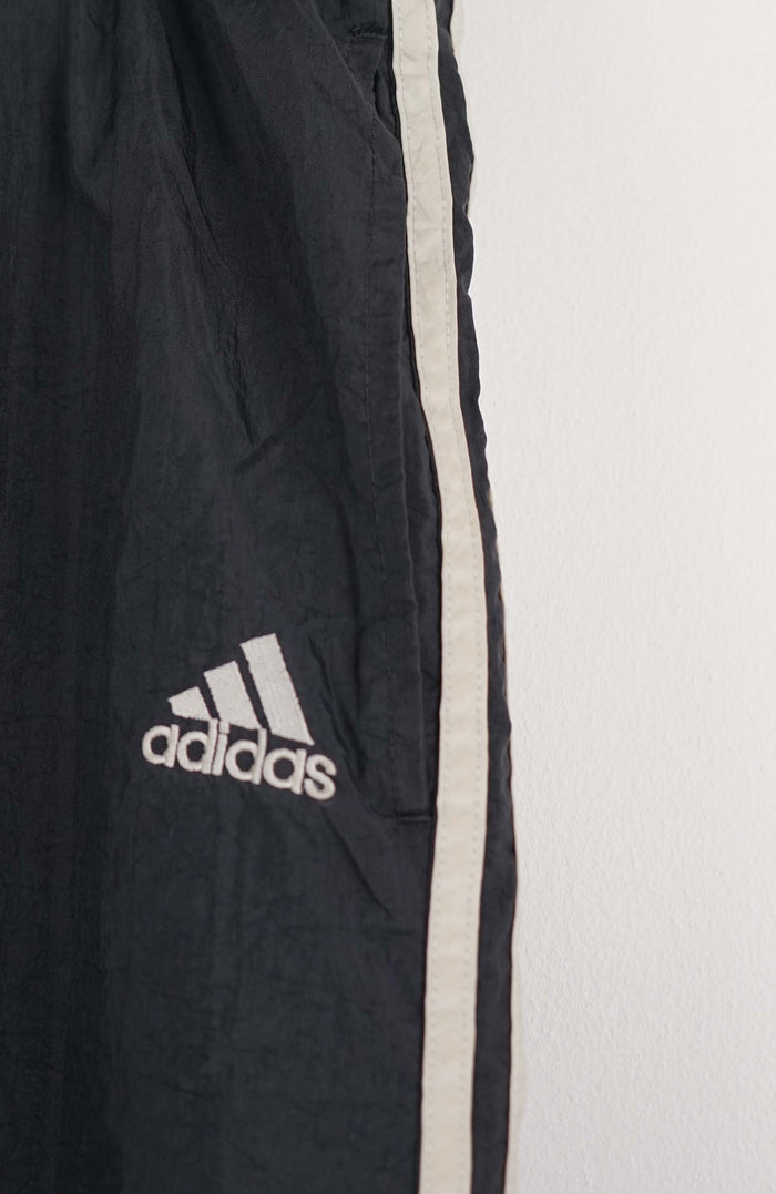 VINTAGE ADIDAS TRACK PANT SHORTS (XL)