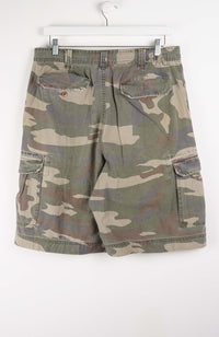 VINTAGE CAMO CARGO SHORTS W34