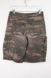 VINTAGE CAMO CARGO SHORTS W30