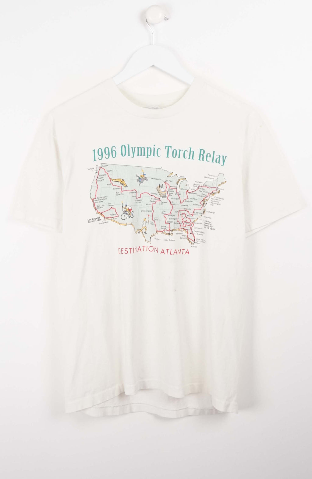 VINTAGE ATLANTA '96 OLYMPIC T-SHIRT (S)