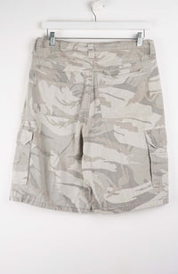 VINTAGE CAMO CARGO SHORTS W32