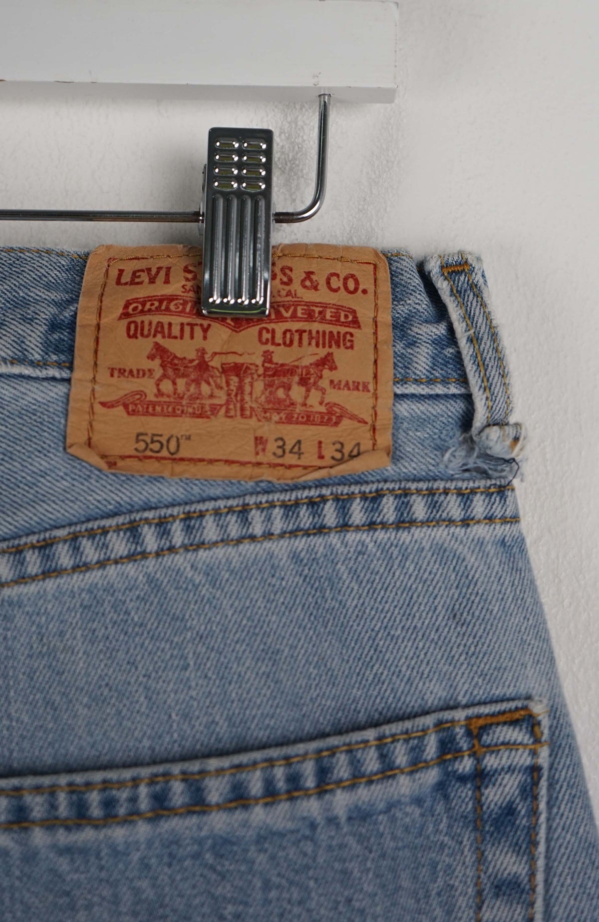 VINTAGE RELAXED FIT 550 LEVI'S PANTS W34