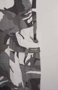 VINTAGE CAMO CARGO SHORTS W36