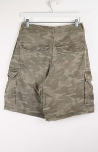 VINTAGE CAMO CARGO SHORTS W30