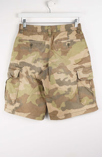 VINTAGE CAMO CARGO SHORTS W29