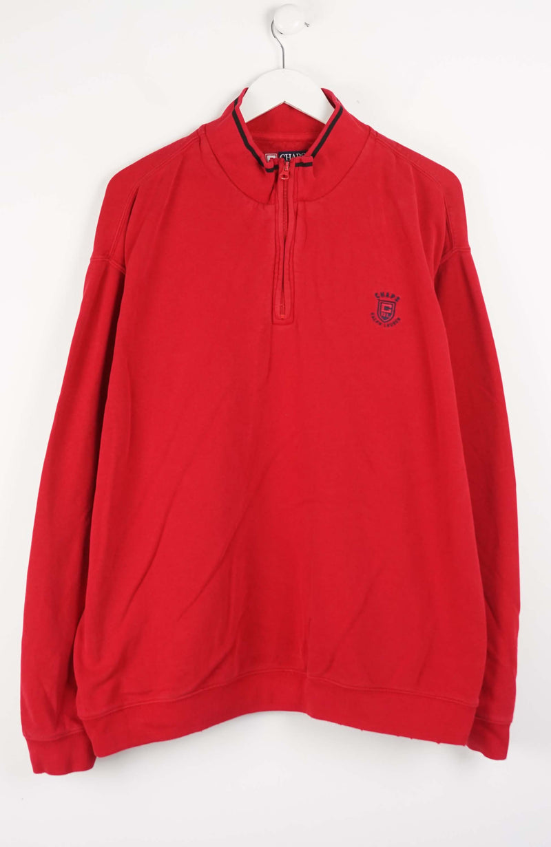 VINTAGE CHAPS RALPH LAUREN 1/4 ZIP SWEATER (XL)