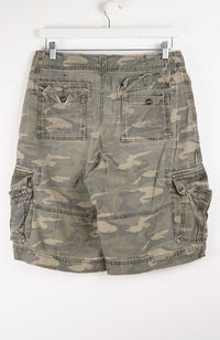 VINTAGE MOSSIMO CAMO CARGO SHORTS W30