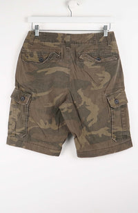 VINTAGE CAMO CARGO SHORTS W30