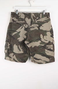 VINTAGE CAMO CARGO SHORTS W34