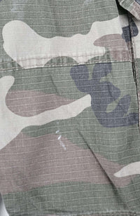 VINTAGE CAMO CARGO SHORTS W32