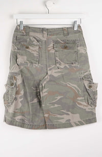 VINTAGE CAMO CARGO SHORTS W26
