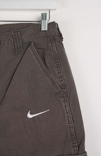 VINTAGE REWORK CARGO CAPRI SHORTS W30