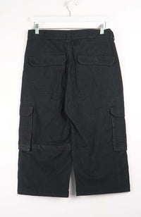 VINTAGE REWORK CARGO CAPRI SHORTS W32