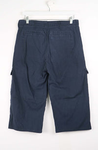 VINTAGE REWORK CARGO CAPRI SHORTS W34