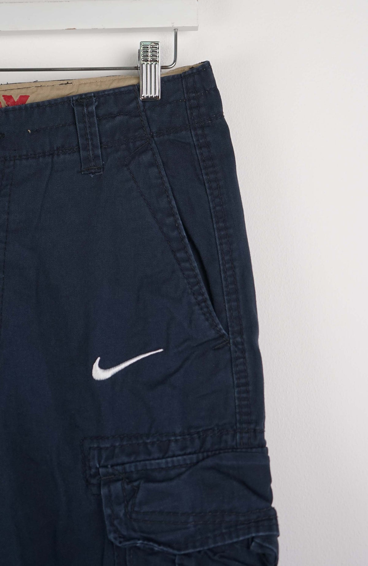 VINTAGE REWORK CARGO CAPRI SHORTS W32
