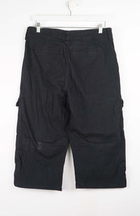 VINTAGE REWORK CARGO CAPRI SHORTS W34