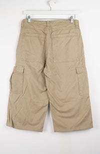 VINTAGE REWORK CARGO CAPRI SHORTS W32