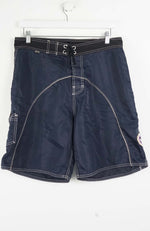 VINTAGE MOSSIMO BOARD SHORTS W34