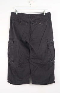 VINTAGE REWORK CARGO CAPRI SHORTS W34
