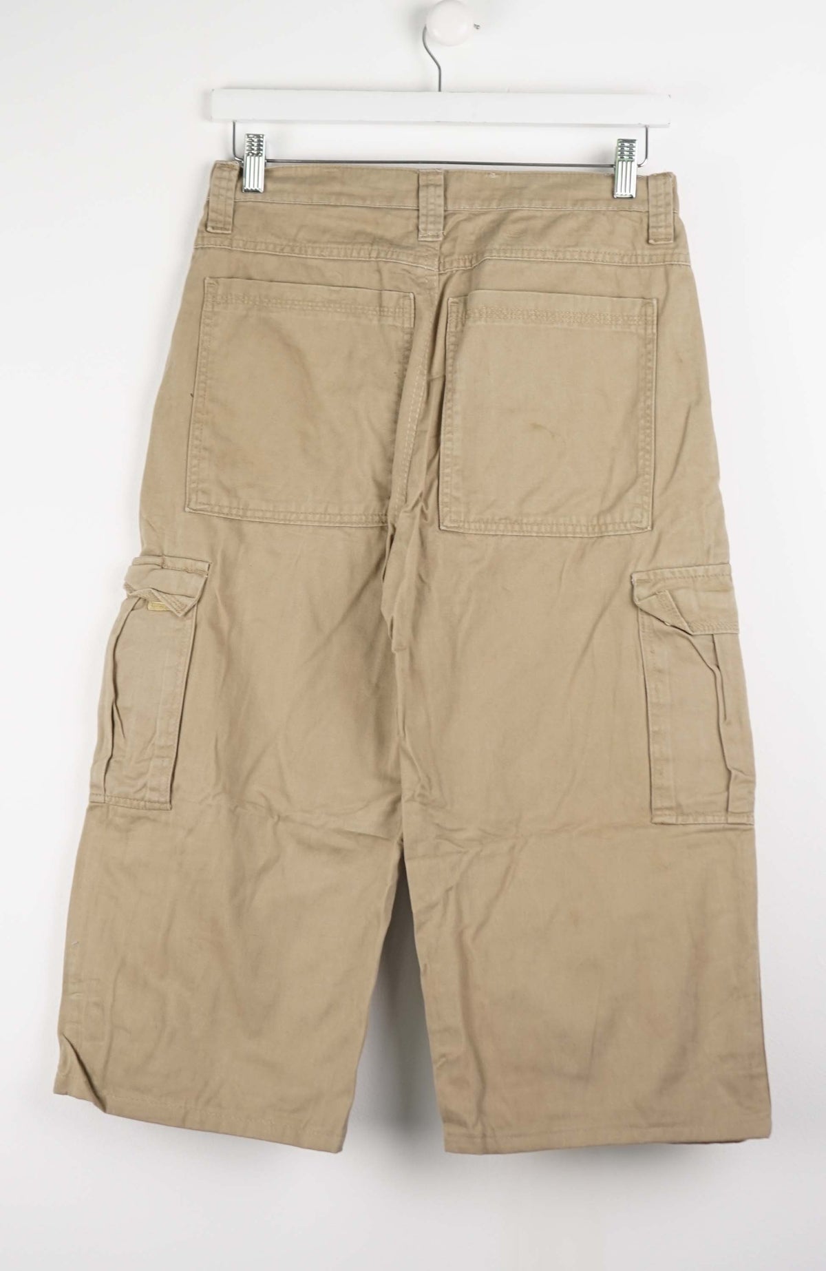 VINTAGE REWORK CARGO CAPRI SHORTS W30