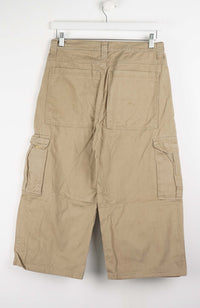 VINTAGE REWORK CARGO CAPRI SHORTS W30