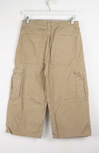 VINTAGE REWORK CARGO CAPRI SHORTS W30