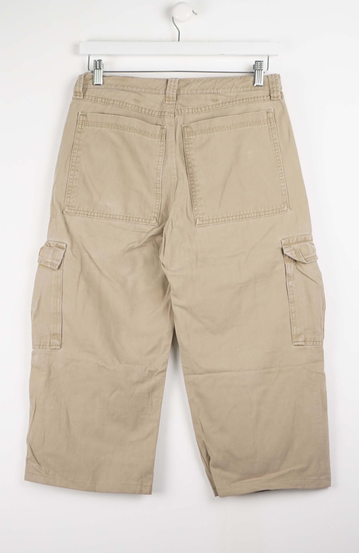VINTAGE REWORK CARGO CAPRI SHORTS W30