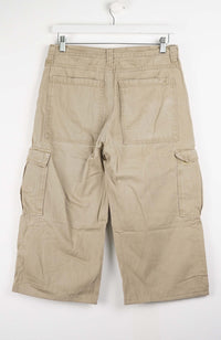 VINTAGE REWORK CARGO CAPRI SHORTS W32