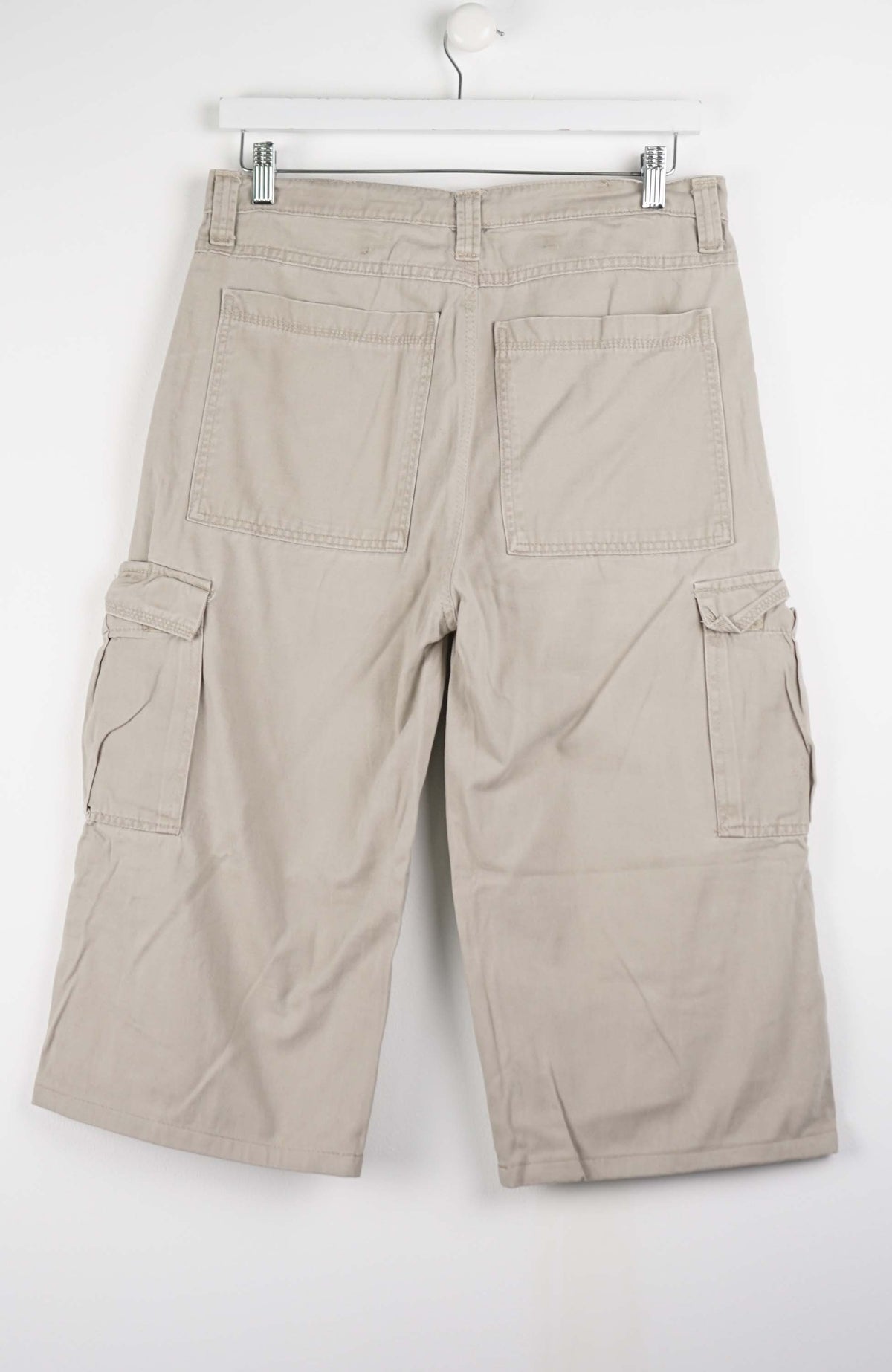 VINTAGE REWORK CARGO CAPRI SHORTS W30