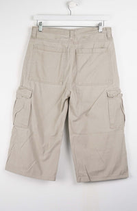 VINTAGE REWORK CARGO CAPRI SHORTS W30