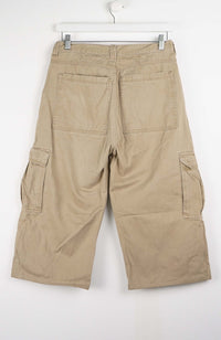 VINTAGE REWORK CARGO CAPRI SHORTS W30