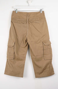 VINTAGE REWORK CARGO CAPRI SHORTS W32
