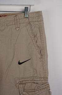 VINTAGE REWORK CARGO CAPRI SHORTS W34